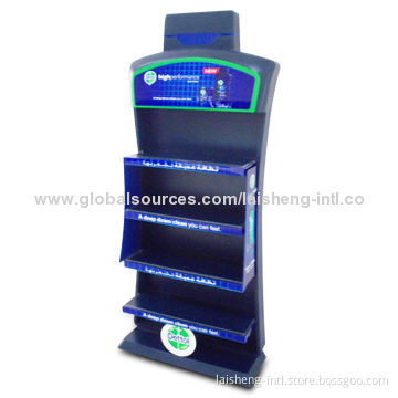 POP Display Stands with NC Paint, Measures 600 x 300 x 1,800mm